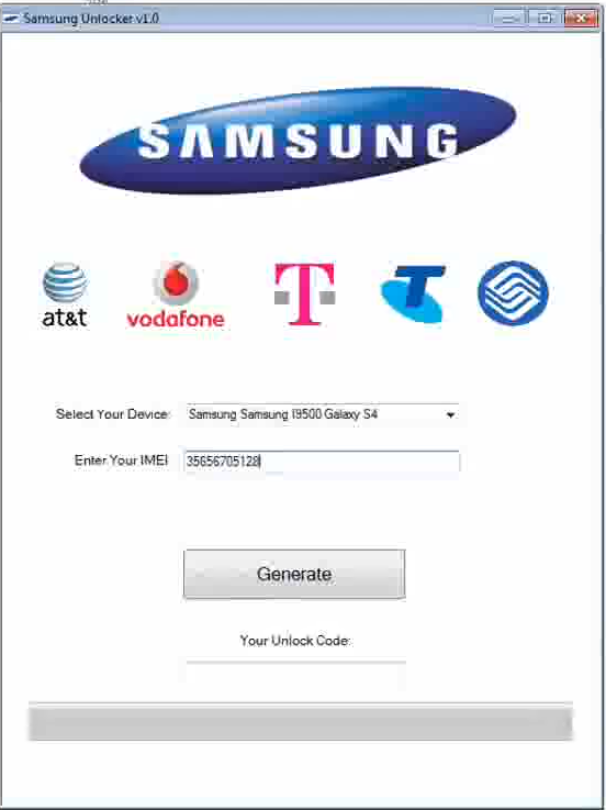 3. Select your device and write your imei